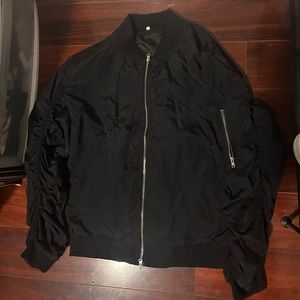 H&M Black Bomber jacket size Large